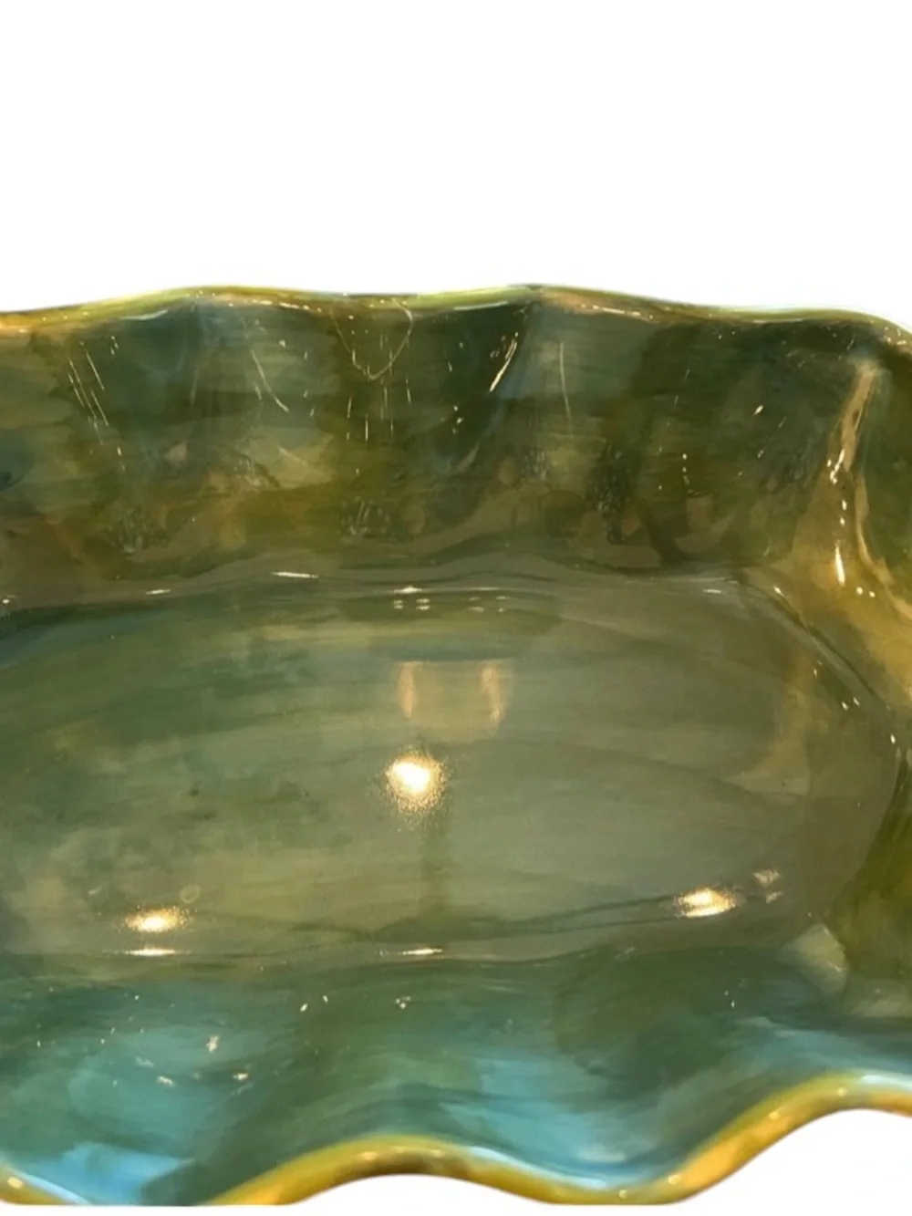 Vintage Southern Living Gail Pittman hand painted serving dish